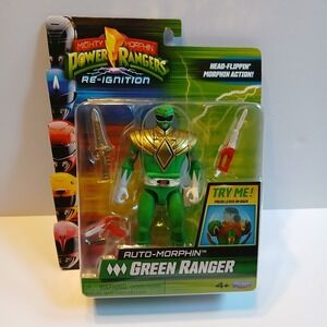 Mighty Morphin Power Rangers Auto Morphin Tommy Green Ranger Head-Flippin (New)